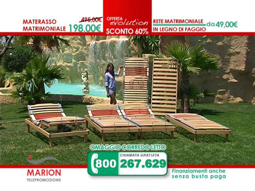 Televendita Materassi Marion / Offerta materasso MARION: Evolution, il